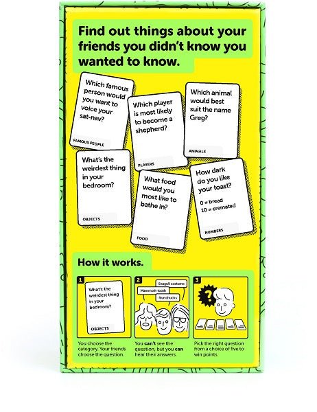 Dumb Questions To Ask Your Friends - Gametraders Modbury Heights