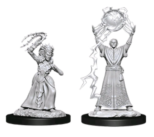Dungeons & Dragons - Nolzur’s Marvelous Unpainted Minis: Drow Mage & Drow Priestess - Gametraders Modbury Heights