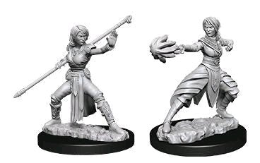Dungeons & Dragons - Nolzur’s Marvelous Unpainted Minis: Female Half - Elf Monk - Gametraders Modbury Heights