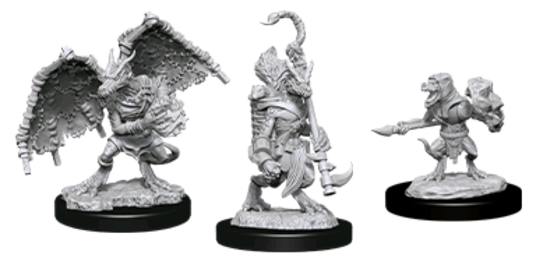 Dungeons & Dragons - Nolzur’s Marvelous Unpainted Minis: Kobold Inventor, Dragonshield & Sorcerer - Gametraders Modbury Heights