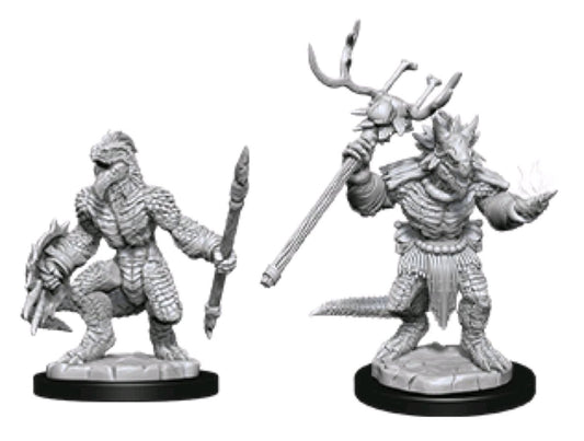 Dungeons & Dragons - Nolzur’s Marvelous Unpainted Minis: Lizardfolk & Lizardfolk Shaman - Gametraders Modbury Heights