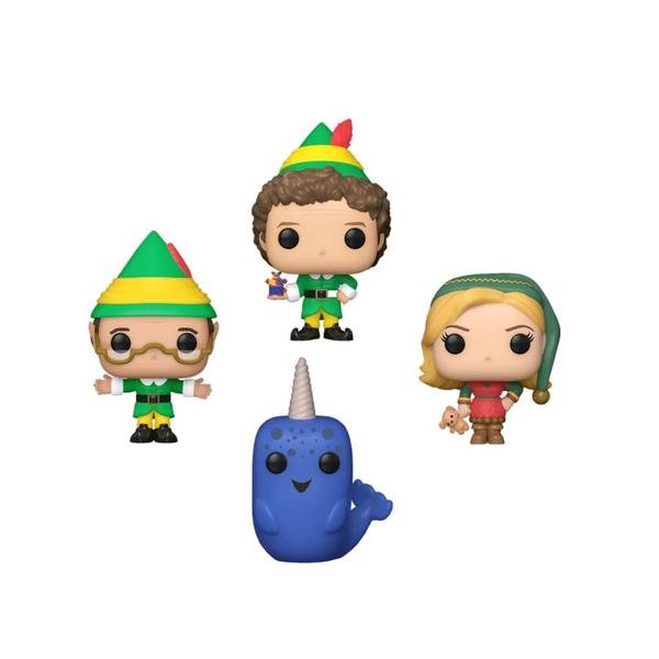 Elf - Tree Holiday US Exclusive Pocket Pop! Vinyl 4 - Pack Box Set - Gametraders Modbury Heights