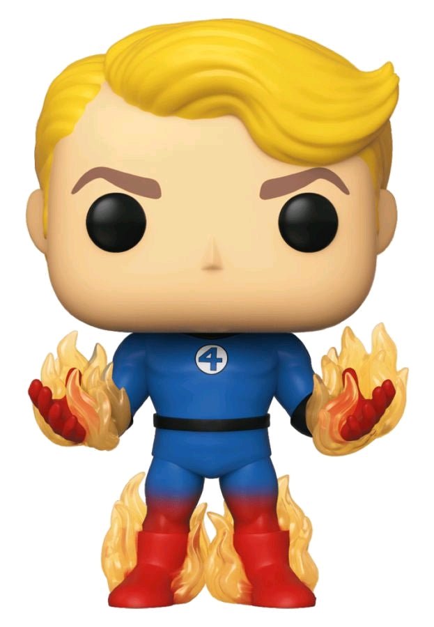 Fantastic Four - Human Torch with Flames US Exclusive Pop! Vinyl - Gametraders Modbury Heights