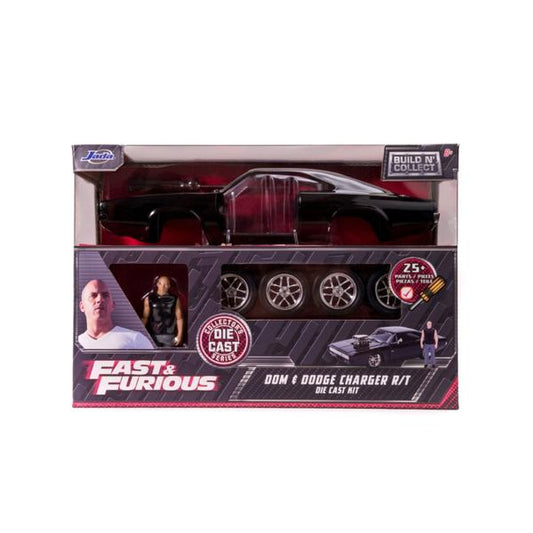 Fast and Furious - Dom's Dodge Charger with Dom 1:24 Scale Diecast Model Kit - Gametraders Modbury Heights
