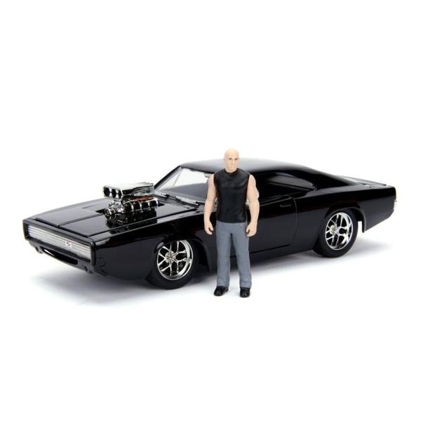 Fast and Furious - Dom's Dodge Charger with Dom 1:24 Scale Diecast Model Kit - Gametraders Modbury Heights