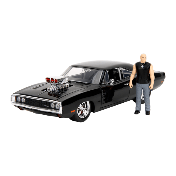 Fast & Furious - 1970 Dodge Charger w/Dom Toretto 1:24 Diecast Set - Gametraders Modbury Heights