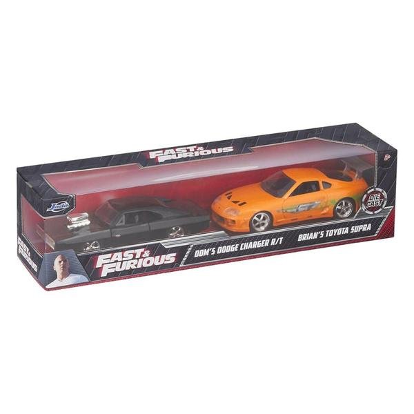 Fast & Furious - Don's Charger & Brian's Supra 1:32 Scale Diecast Hollywood Ride [Twin Pack] - Gametraders Modbury Heights