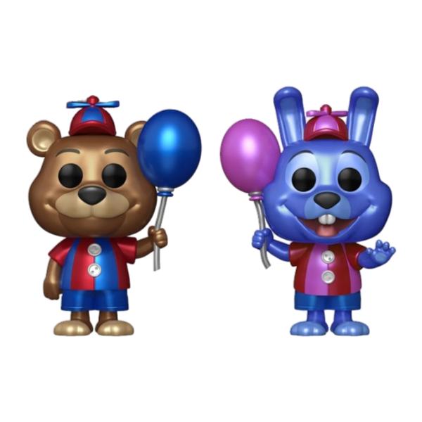 Five Nights At Freddy's - Bonnie & Freddy Metallic Pop! Vinyl 2 - Pack - Gametraders Modbury Heights