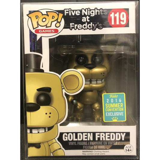Five Nights At Freddy's Golden Freddy 2016 Summer Convention Pop! Vinyl - Gametraders Modbury Heights