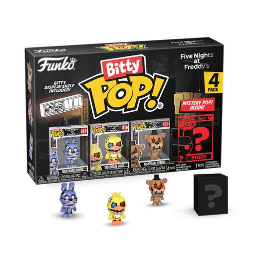 Five Nights at Freddy's - Nightmare Bonnie Bitty Pop! Vinyl 4 - Pack - Gametraders Modbury Heights