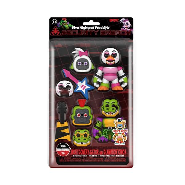 Five Nights at Freddy's: Security Breach - Glamrock Chica & Montgomery Gator Snap Figure 2 - Pack - Gametraders Modbury Heights