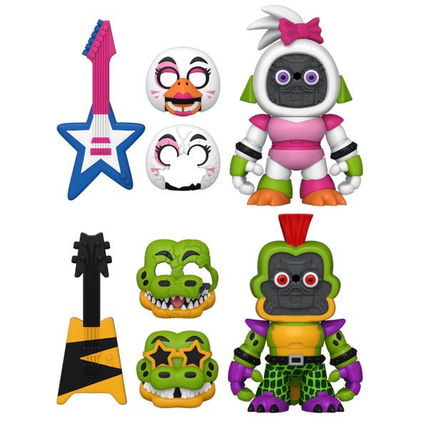 Five Nights at Freddy's: Security Breach - Glamrock Chica & Montgomery Gator Snap Figure 2 - Pack - Gametraders Modbury Heights