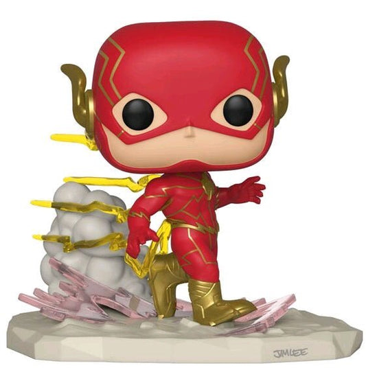 Flash - Flash Running (Jim Lee) US Exclusive Comic Moment Pop! Vinyl - Gametraders Modbury Heights