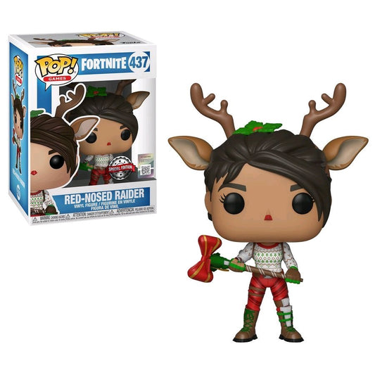 Fortnite - Red - Nosed Raider US Exclusive Pop! Vinyl - Gametraders Modbury Heights