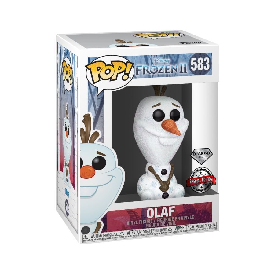 Frozen II - Olaf Diamond Glitter US Exclusive Pop! Vinyl - Gametraders Modbury Heights