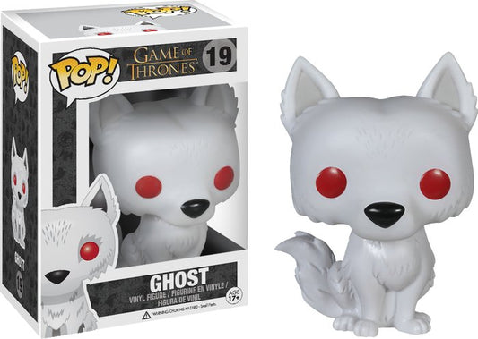 Game of Thrones - Direwolf Ghost Pop! Vinyl - Gametraders Modbury Heights