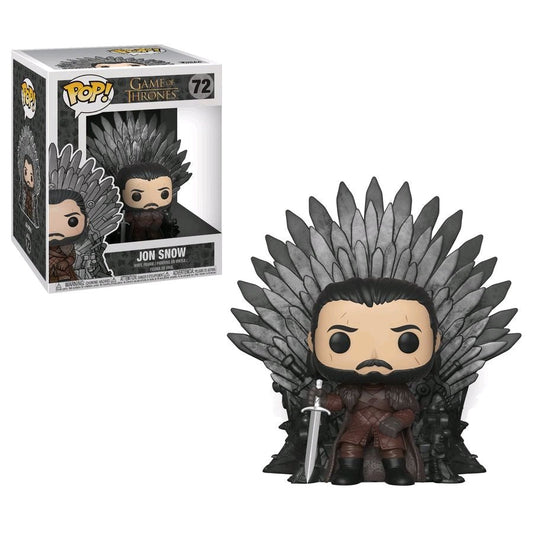 Game of Thrones - Jon Snow on Iron Throne Pop! Vinyl Deluxe - Gametraders Modbury Heights