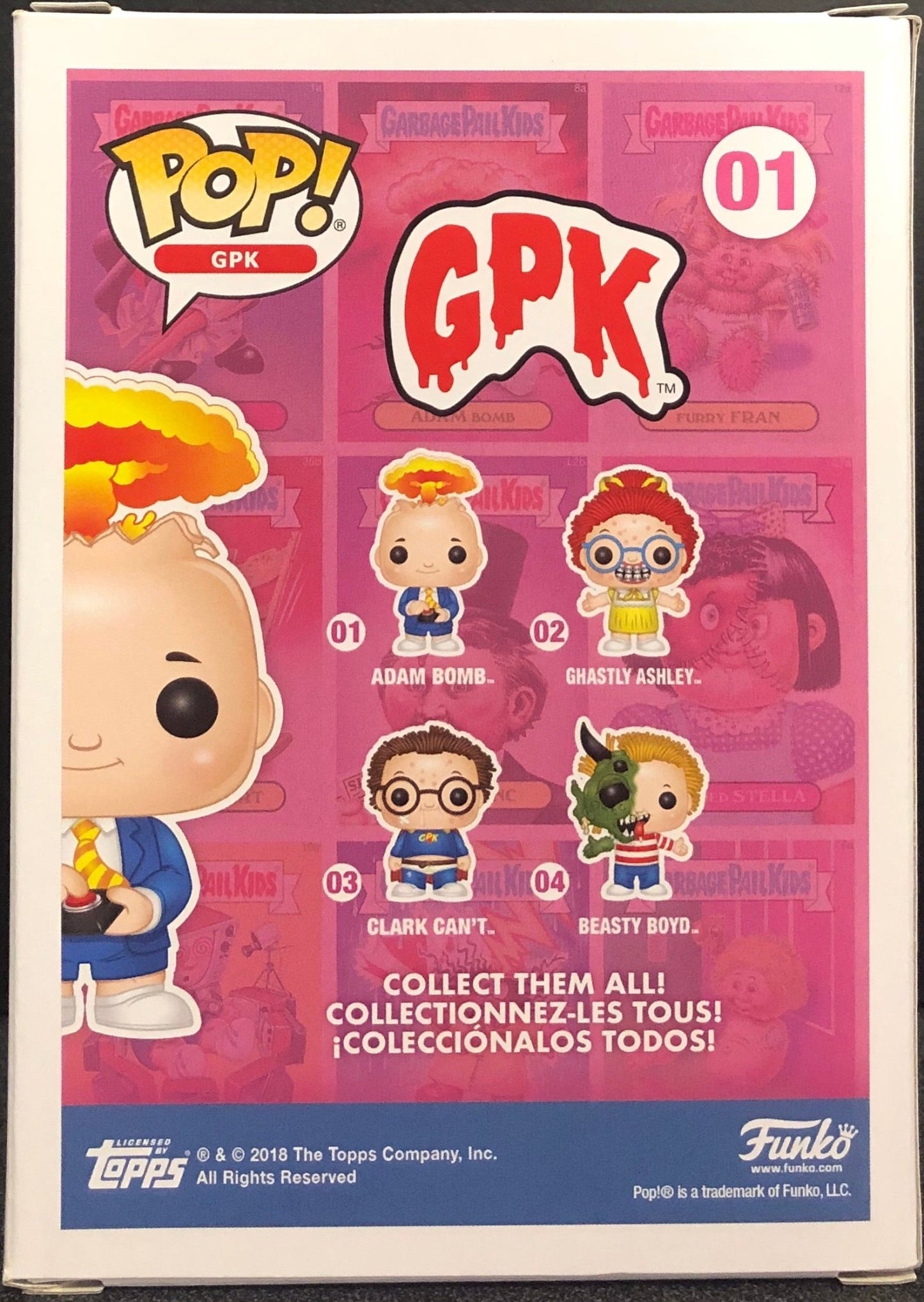 Garbage Pail Kids - Adam Bomb Metallic Toy Tokyo Exclusive Pop! Vinyl - Gametraders Modbury Heights