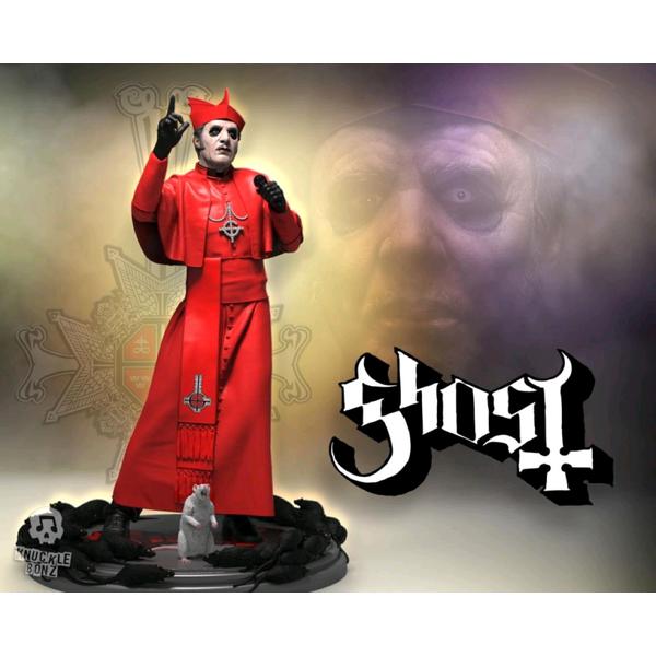 Ghost - Cardina Copia Red Cassock Rock Iconz Statue - Gametraders Modbury Heights