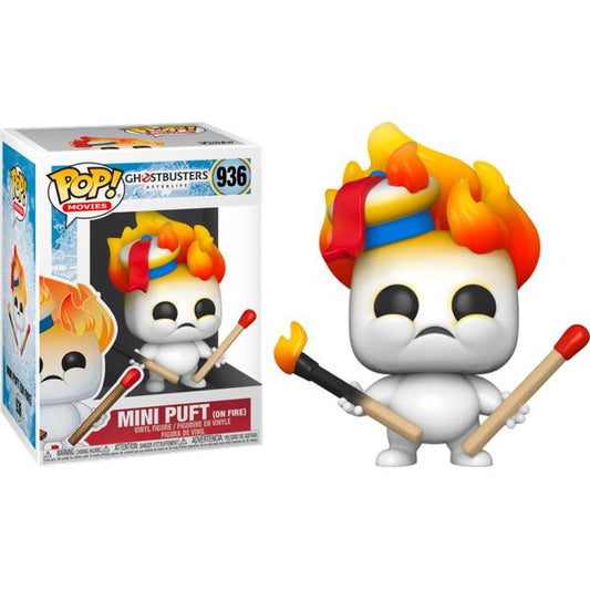 Ghostbusters: Afterlife - Mini Puft on Fire Pop! Vinyl - Gametraders Modbury Heights