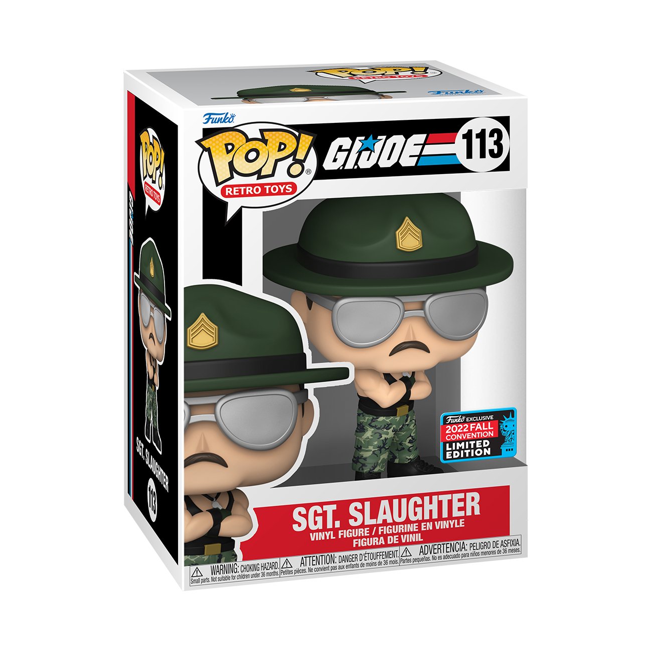 G.I. Joe - Sgt Slaughter Pop! Vinyl NY22 - Gametraders Modbury Heights