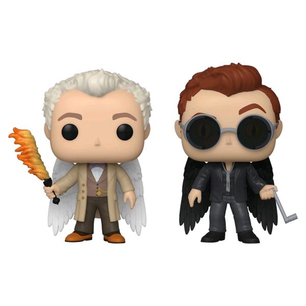 Good Omens - Aziraphale & Crowley with Wings Specialty Series Exclusive Pop! Vinyl 2 - pack - Gametraders Modbury Heights