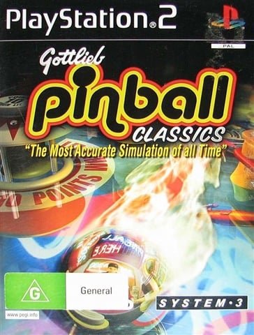 Gottlieb Pinball Classics PS2 - Gametraders Modbury Heights