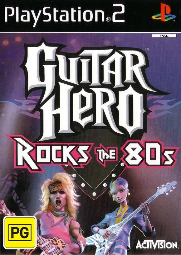 Guitar Hero Rocks The 80s PS2