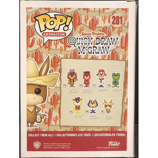 Hanna Barbera - Quick Draw McGraw Baba Looey Pop! Vinyl - Gametraders Modbury Heights