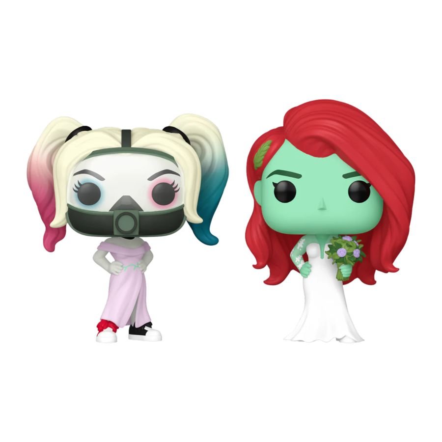 Harley Quinn: Animated - Harley Quinn & Poison Ivy Wedding US Exclusive Pop! Vinyl 2 - Pack - Gametraders Modbury Heights