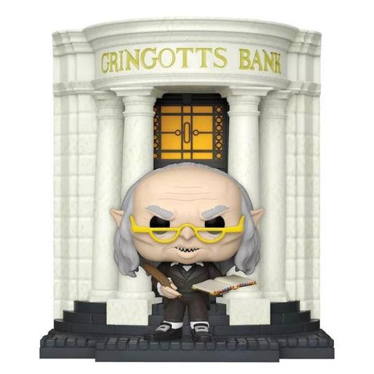 Harry Potter - Gringotts Head Goblin with Gringotts Bank Diagon Alley Pop! Vinyl Deluxe - Gametraders Modbury Heights