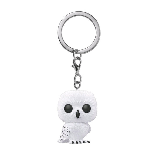 Harry Potter - Hedwig Flocked Pocket Pop! Vinyl Keychain - Gametraders Modbury Heights