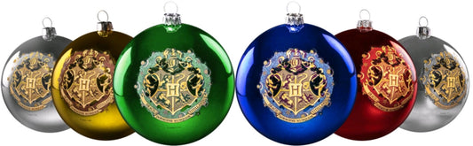 Harry Potter - Hogwarts Christmas Baubles Set of 6 - Gametraders Modbury Heights