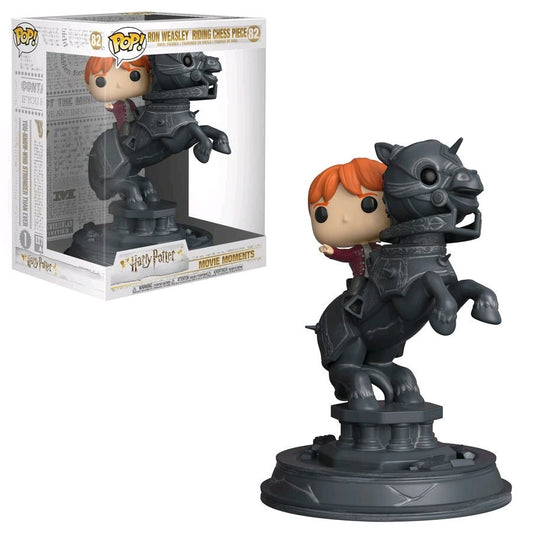 Harry Potter - Ron riding Chess Knight Movie Moments Pop! Vinyl - Gametraders Modbury Heights
