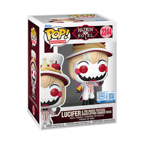 Hazbin Hotel - Lucifer w/Rubber Duck Pop! Vinyl - Gametraders Modbury Heights