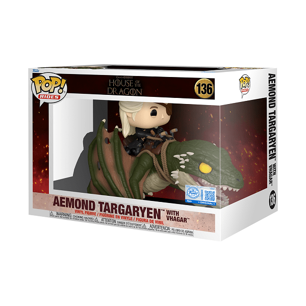 House of the Dragon - Aemond Targaryen w/Vhagar Pop! Ride - Gametraders Modbury Heights