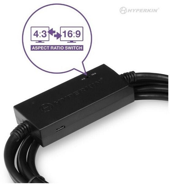 Hyperkin 3-In-1 HDTV Cable For SNES/N64/GameCube - Gametraders Modbury Heights