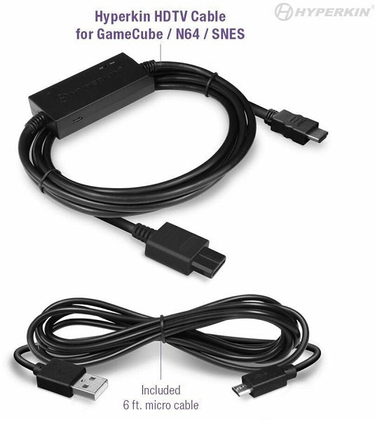 Hyperkin 3-In-1 HDTV Cable For SNES/N64/GameCube - Gametraders Modbury Heights