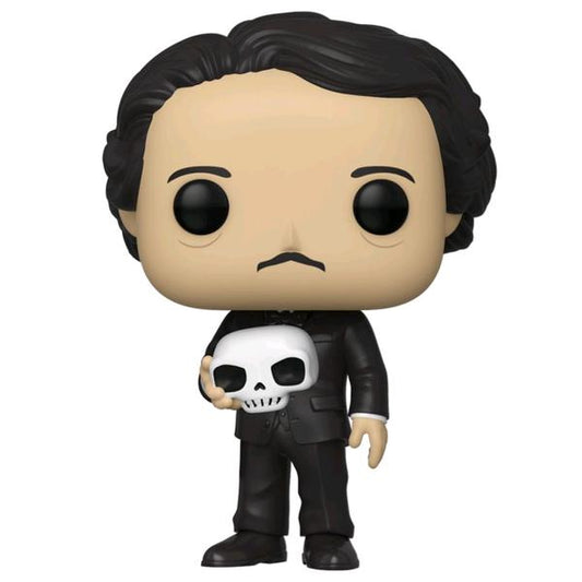 Icons - Edgar Allan Poe with Skull Pop! Vinyl - Gametraders Modbury Heights