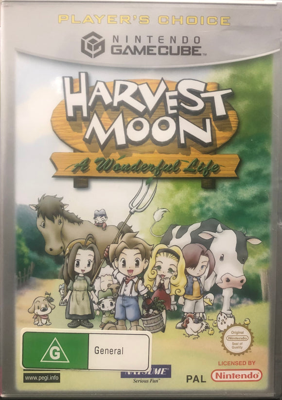 Harvest Moon A Wonderful Life Gamecube (Pre-played)