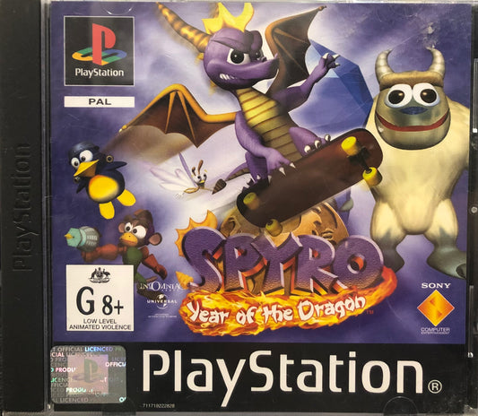 Spyro Year Of The Dragon PS1