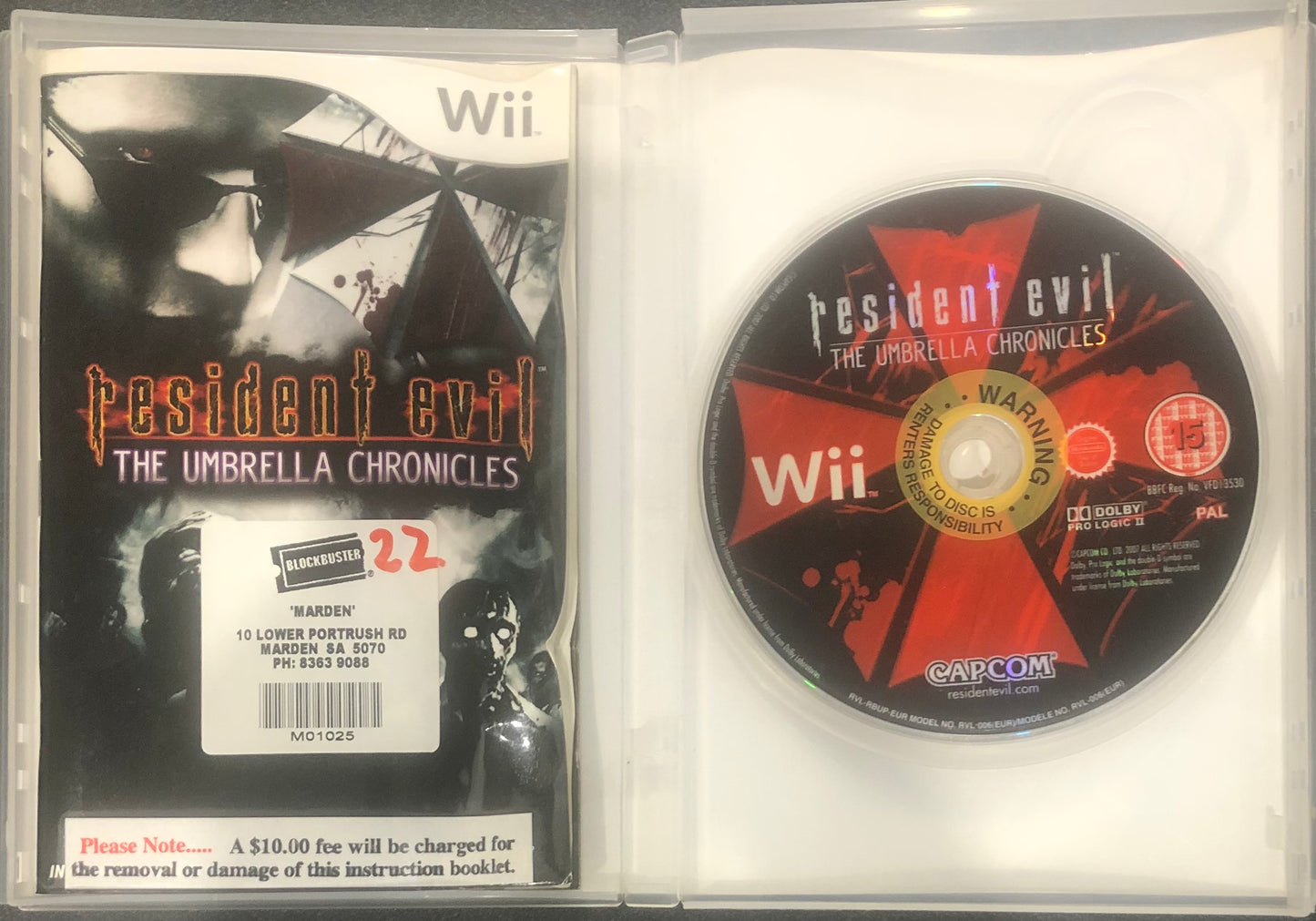 Resident Evil The Umbrella Chronicles Wii