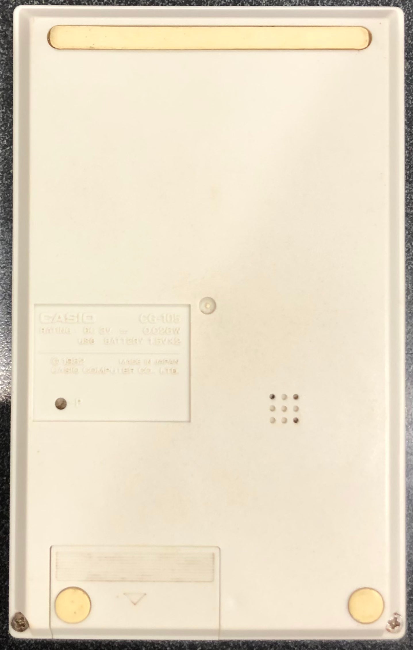 Casio Auto Race 1982 Electronic Game CG-105