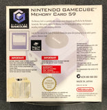 Nintendo Gamecube 59 Block Memory Card Boxed