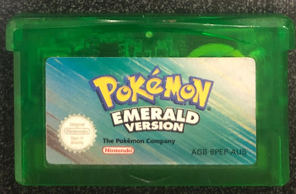 Pokemon Emerald Version Gameboy Advance Cartridge Only *New Battery*