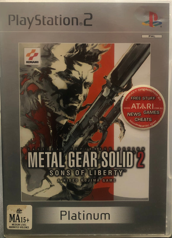 Metal Gear Solid 2 Sons Of Liberty - PS2