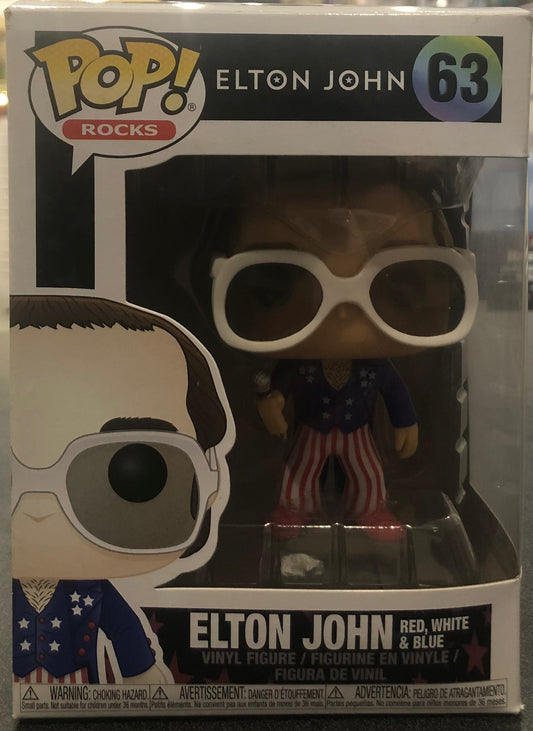 Elton John Red, White & Blue Pop! Vinyl