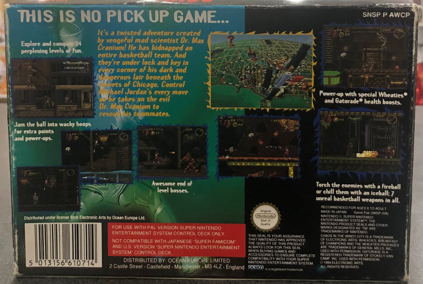 Michael Jordan Chaos In The Windy City SNES