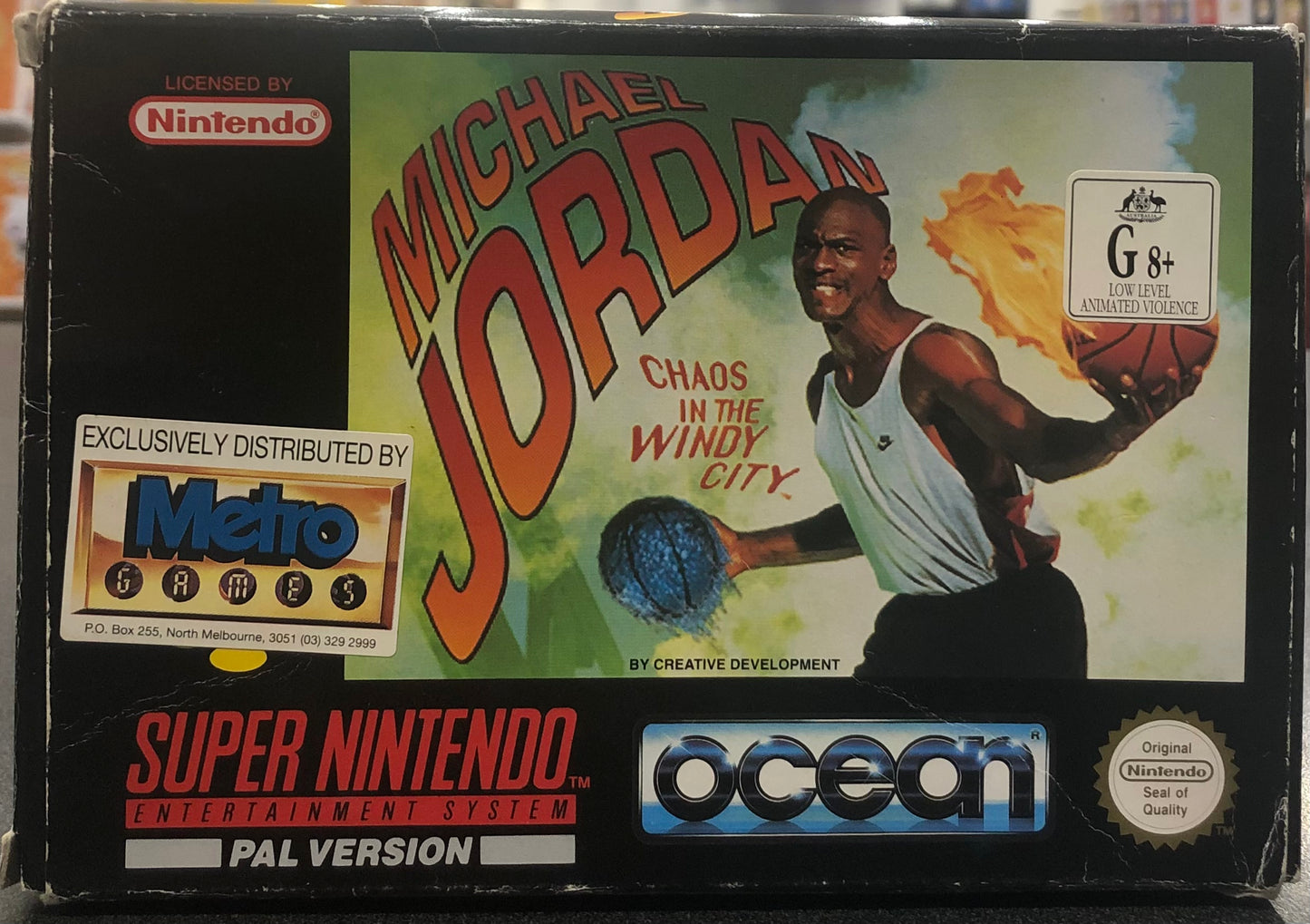 Michael Jordan Chaos In The Windy City SNES