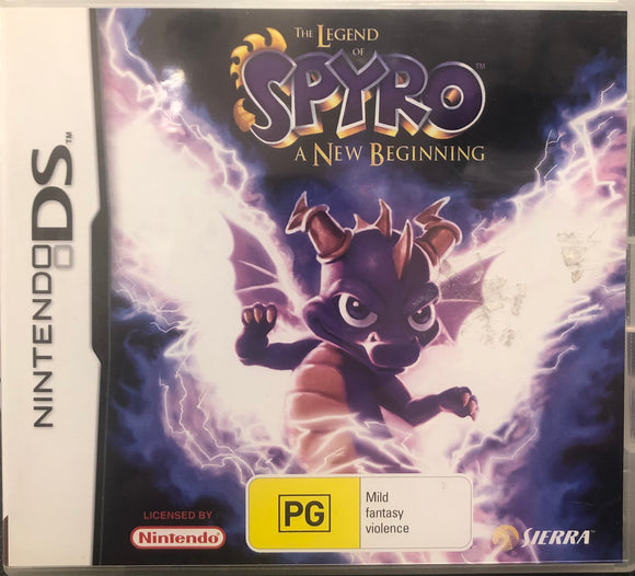 The Legend Of Spyro A New Beginning DS